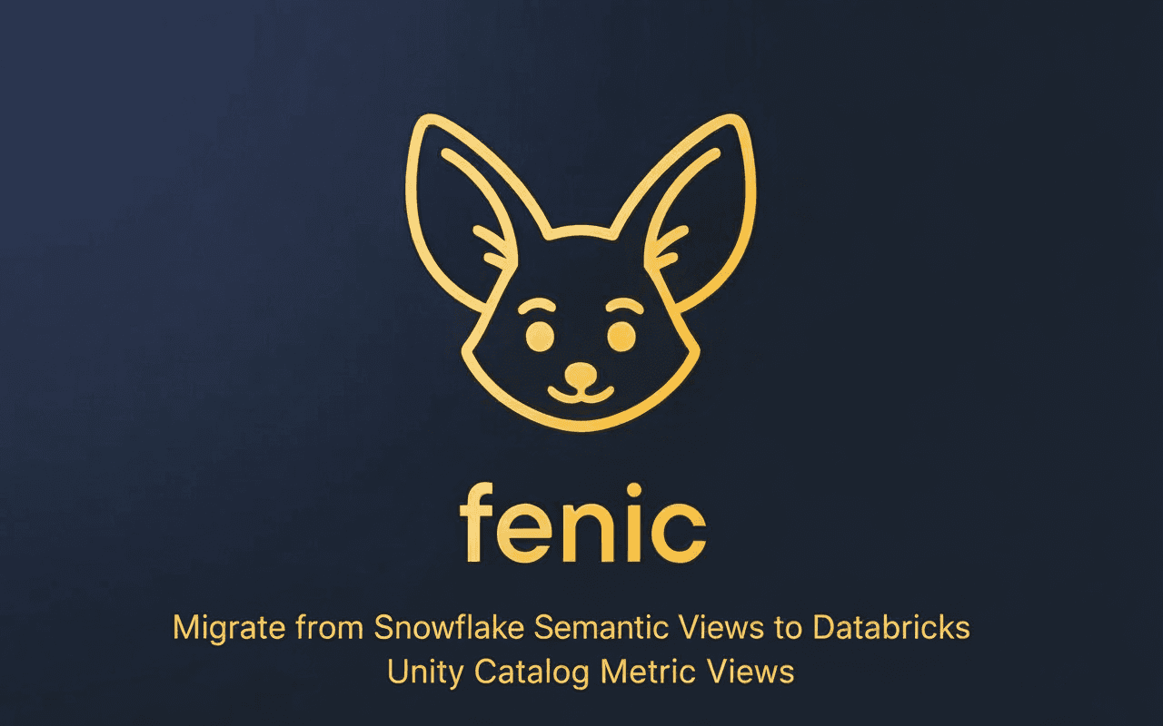 How to Migrate from Snowflake Semantic Views to Databricks Unity Catalog Metric Views