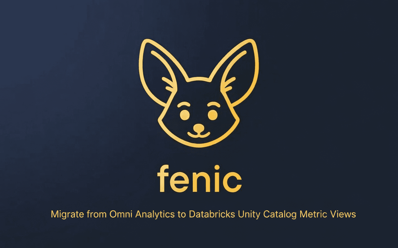 How to Migrate from Omni Analytics to Databricks Unity Catalog Metric Views